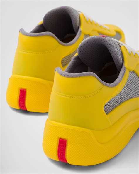 yellow Prada shoes